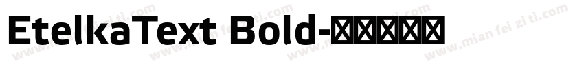 EtelkaText Bold字体转换